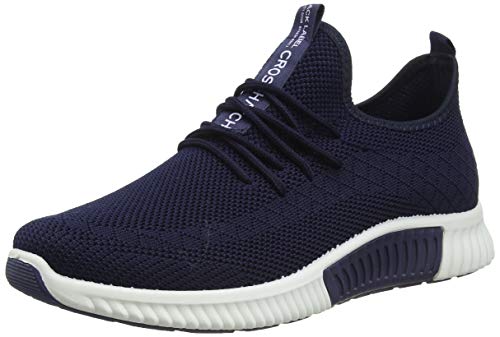 Crosshatch Herren Rideout Sneaker, Navy, 42 EU von Crosshatch