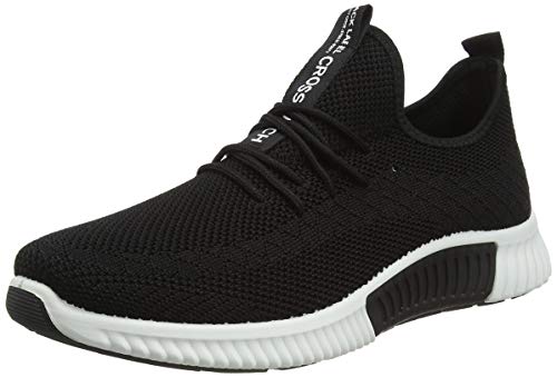 Crosshatch Herren Rideout Sneaker, Schwarz, 45.5 EU von Crosshatch