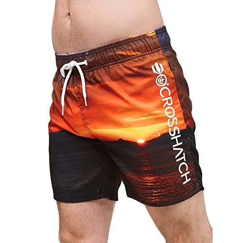 Crosshatch Herren SHELFORD Badehose, Orange (Sunset Cs10), XXL von Crosshatch