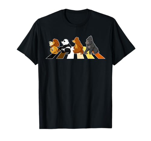 Bear Zoo Animals Gay Rights Pride Week T-Shirt von Crosswalk LGBT Support Apparel 25 - Crush Retro