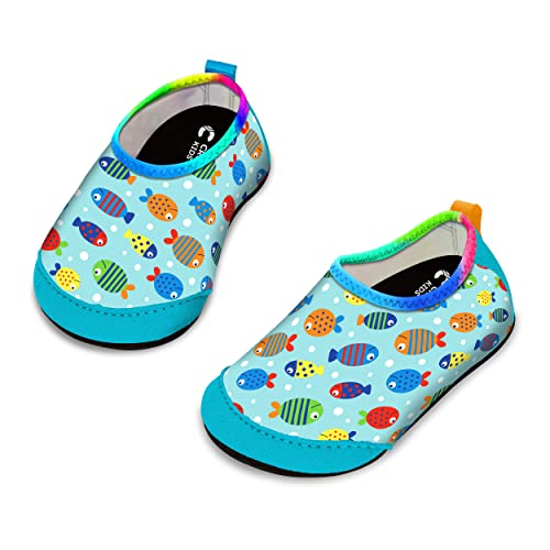 Crova Kinder Badeschuhe Strandschuhe Baby Wasserschuhe Schwimmschuhe rutschfest Schnelltrocknende Aquaschuhe Barfußschuhe Mädchen Junge von Crova