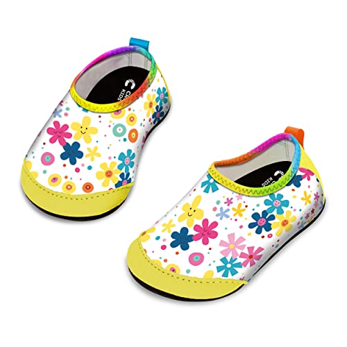 Crova Kinder Badeschuhe Strandschuhe Baby Wasserschuhe Schwimmschuhe rutschfest Schnelltrocknende Aquaschuhe Barfußschuhe Mädchen Junge von Crova