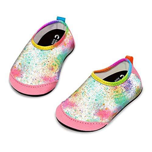 Crova Kinder Badeschuhe Strandschuhe Baby Wasserschuhe Schwimmschuhe rutschfest Schnelltrocknende Aquaschuhe Barfußschuhe Mädchen Junge von Crova