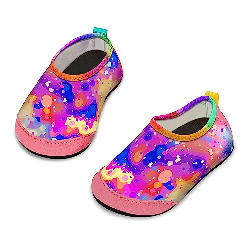 Crova Kinder Badeschuhe Strandschuhe Baby Wasserschuhe Schwimmschuhe rutschfest Schnelltrocknende Aquaschuhe Barfußschuhe Mädchen Junge von Crova