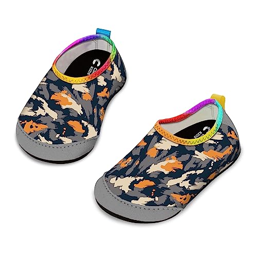 Crova Kinder Badeschuhe Strandschuhe Baby Wasserschuhe Schwimmschuhe rutschfest Schnelltrocknende Aquaschuhe Barfußschuhe Mädchen Junge von Crova