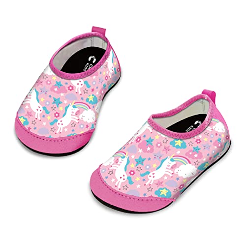 Crova Kinder Badeschuhe Strandschuhe Baby Wasserschuhe Schwimmschuhe rutschfest Schnelltrocknende Aquaschuhe Barfußschuhe Mädchen Junge von Crova