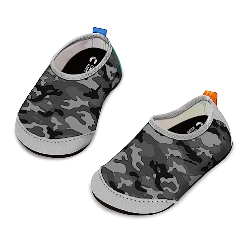 Crova Kinder Badeschuhe Strandschuhe Baby Wasserschuhe Schwimmschuhe rutschfest Schnelltrocknende Aquaschuhe Barfußschuhe Mädchen Junge von Crova