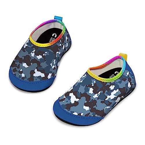 Crova Kinder Badeschuhe Strandschuhe Baby Wasserschuhe Schwimmschuhe rutschfest Schnelltrocknende Aquaschuhe Barfußschuhe Mädchen Junge von Crova