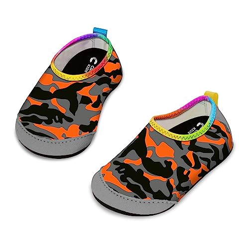 Crova Kinder Badeschuhe Strandschuhe Baby Wasserschuhe Schwimmschuhe rutschfest Schnelltrocknende Aquaschuhe Barfußschuhe Mädchen Junge von Crova