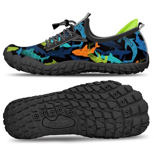 Crova Kinder Wasserschuhe Jungen Mädchen Strandschuhe Schwimmschuhe barfußschuhe Pool rutschfest Badeschuhe von Crova