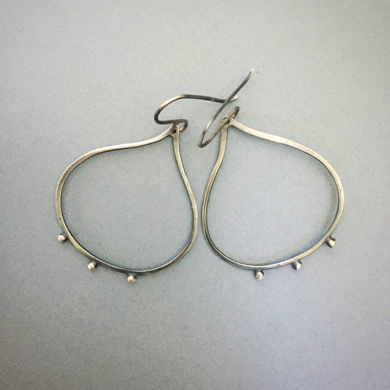 sterling Silber Teardrop Chandelier Ohrringe sterling Silber Teardrop Chandelier Ohrringe von CrowDesignStudio