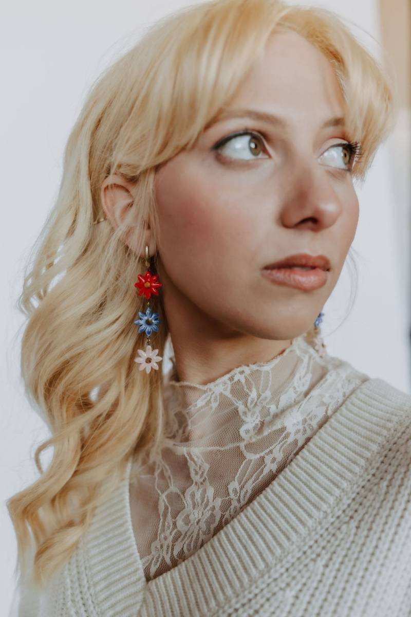 Flower-Power-Ohrringe von CrownAndHeartKC
