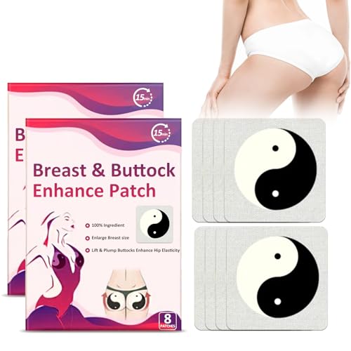Brust & Po Protein Pflaster, 16 Stück – Straffendes Und Festigendes Pflaster Zur Brustvergrößerung Und Hautstraffung, Natürliche Pflege Für Eine Optimierte Form Und Elastizität Breast & Buttock Patch von Crsetmyth