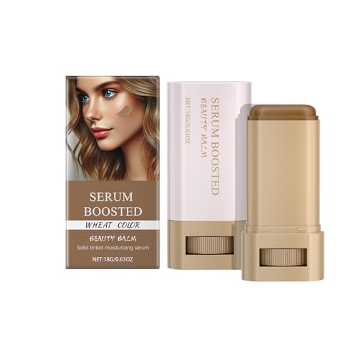 Feuchtigkeitsspendender Und Pflegender Foundation Stick – Leichter Make-Up Stick Mit Hydratisierender Formel, Foundation Stick Für Einen Natürlichen Teint (Weizen) Coverage Foundation von Crsetmyth
