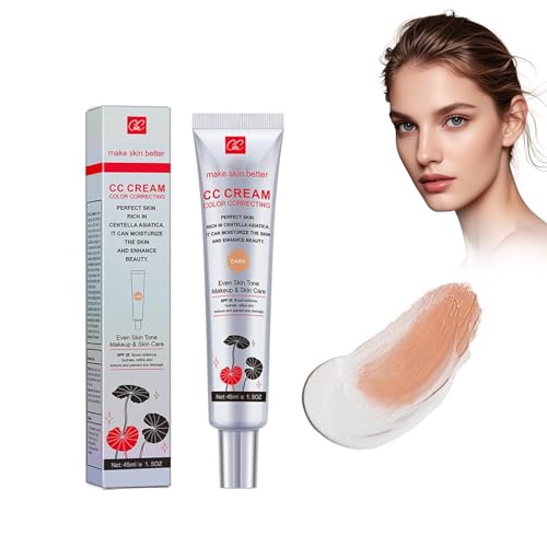 Nourishing Moisturizing Pre-Makeup CC Cream - 45ml - Color Correcting Cream with Spf 25, Hydrating Foundation for Even Skin Tone, Illuminating Finish, Soothing & Hydrating Skincare - Dark Nourishing Moisturizing Pre-Makeup CC Cream - 45ml - Color Correcting Cream with Spf 25, Hydrating Foundation for Even Skin Tone, Illuminating Finish, Soothing & Hydrating Skincare - Dark von Crsetmyth