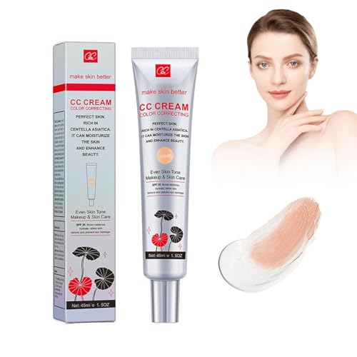 Nourishing Moisturizing Pre-Makeup CC Cream - 45ml - Color Correcting Cream with Spf 25, Hydrating Foundation for Even Skin Tone, Illuminating Finish, Soothing & Hydrating Skincare - Light Nourishing Moisturizing Pre-Makeup CC Cream - 45ml - Color Correcting Cream with Spf 25, Hydrating Foundation for Even Skin Tone, Illuminating Finish, Soothing & Hydrating Skincare - Light von Crsetmyth