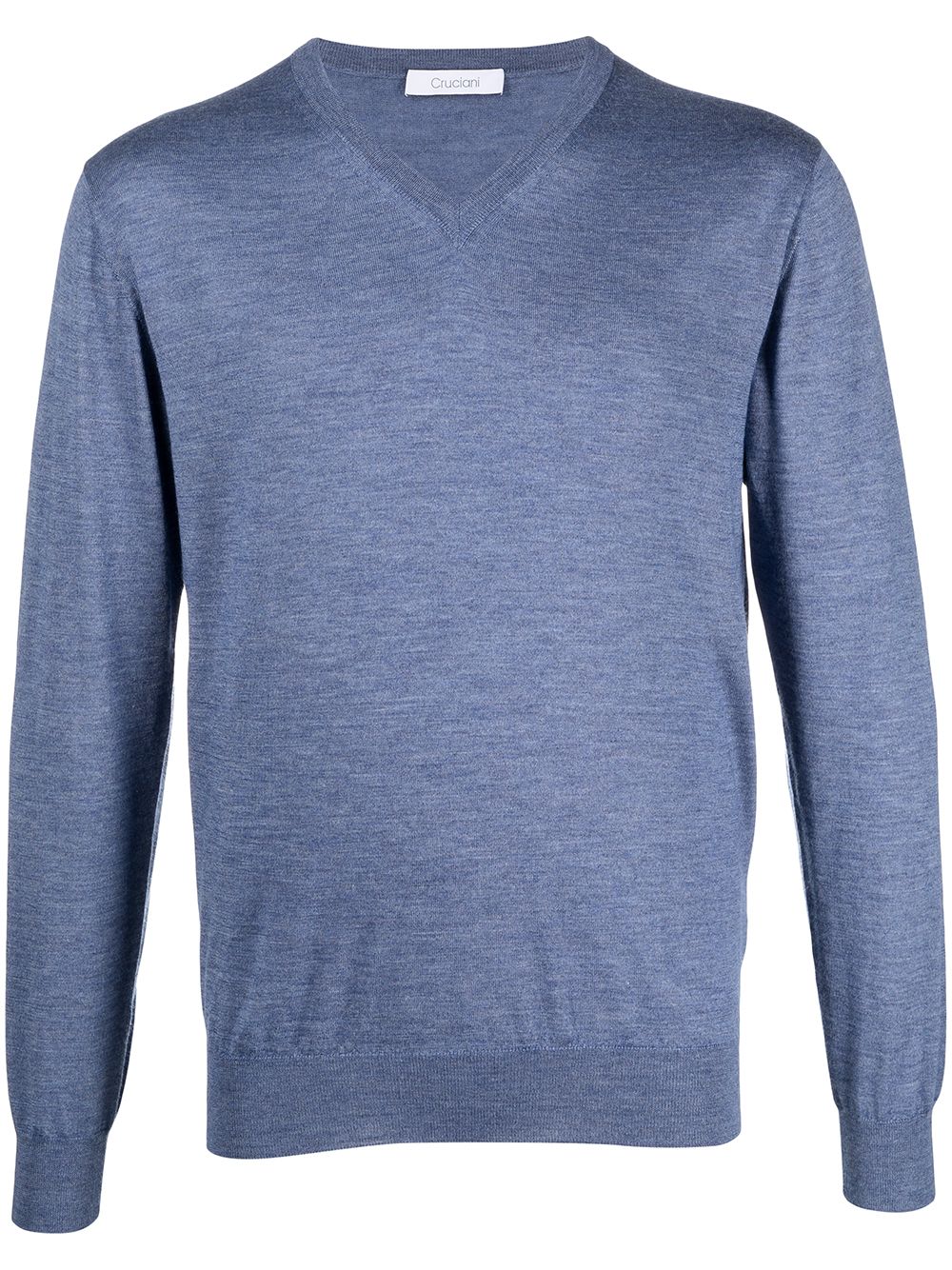 Cruciani Pullover mit V-Ausschnitt - Blau von Cruciani