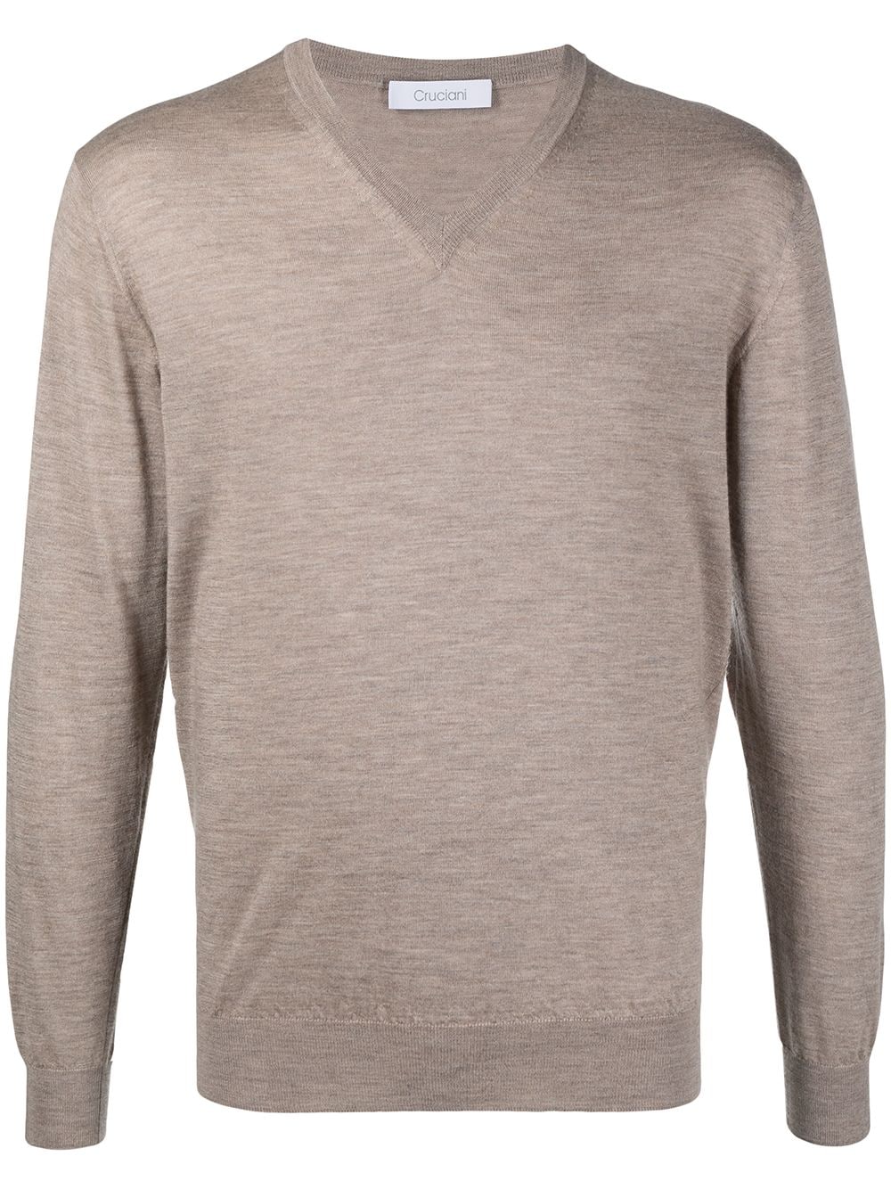 Cruciani Pullover mit V-Ausschnitt - Nude von Cruciani