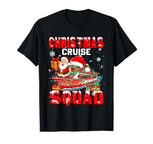 Cruise Squad Christmas Santa Cruise Ship Captain Lover Kids T-Shirt von Cruise Ship Christmas Costume