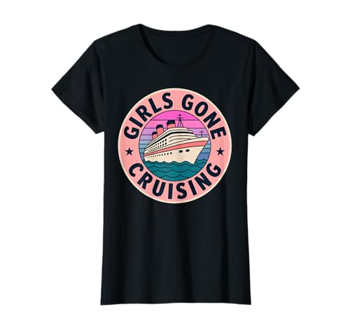 Girls Gone Cruising Squad Trip Sommerurlaub-Kreuzfahrtschiff T-Shirt Girls Gone Cruising Squad Trip Sommerurlaub-Kreuzfahrtschiff T-Shirt von Cruise Squad Girls Trip Vacation Outfits Gifts