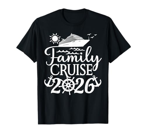Family Cruise 2026 Herren Damen Kinder Matching T-Shirt Family Cruise 2026 Herren Damen Kinder Matching T-Shirt von Cruise Vacation 2026