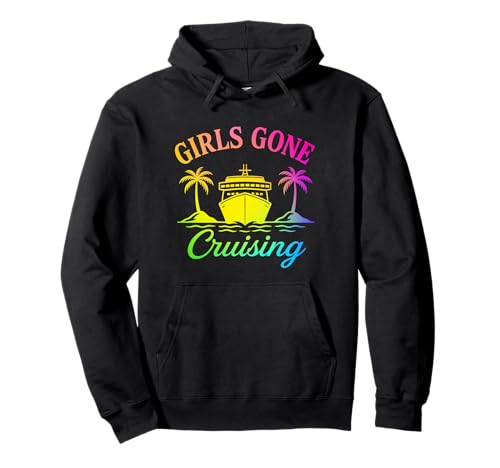 Cruising Girls Gone Tropical Vacation Lustige Kreuzfahrt-Grafik Pullover Hoodie Cruising Girls Gone Tropical Vacation Lustige Kreuzfahrt-Grafik Pullover Hoodie von Cruising Girls Trip Vacation Boat Palm Island