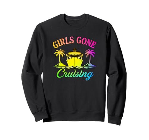 Cruising Girls Gone Tropical Vacation Lustige Kreuzfahrt-Grafik Sweatshirt Cruising Girls Gone Tropical Vacation Lustige Kreuzfahrt-Grafik Sweatshirt von Cruising Girls Trip Vacation Boat Palm Island