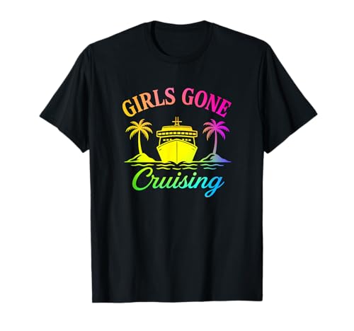 Cruising Girls Gone Tropical Vacation Lustige Kreuzfahrt-Grafik T-Shirt Cruising Girls Gone Tropical Vacation Lustige Kreuzfahrt-Grafik T-Shirt von Cruising Girls Trip Vacation Boat Palm Island