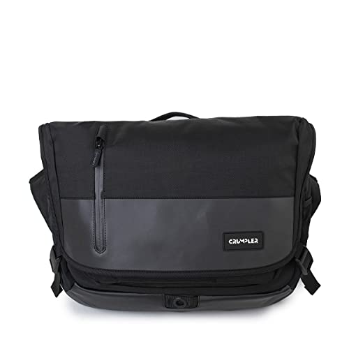 Crumpler Unisex Dinky Di Workbag L Messenger, Umhängetasche, Officebag, Laptoptasche, Schwarz, Premium L (17") von Crumpler