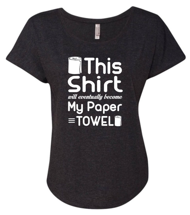 Clearance - Dieses Shirt Wird Irgendwann Mein Papierhandtuch Shirt, Hippie, Crunchy von CrunchyMomWear