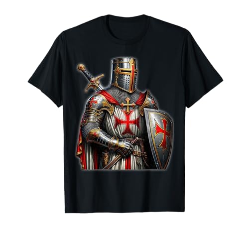 Crusader Knights Templar Crusader Distressed Cross Herren T-Shirt Crusader Knights Templar Crusader Distressed Cross Herren T-Shirt von Crusader Knights Templar Distressed Cross Tees Co.