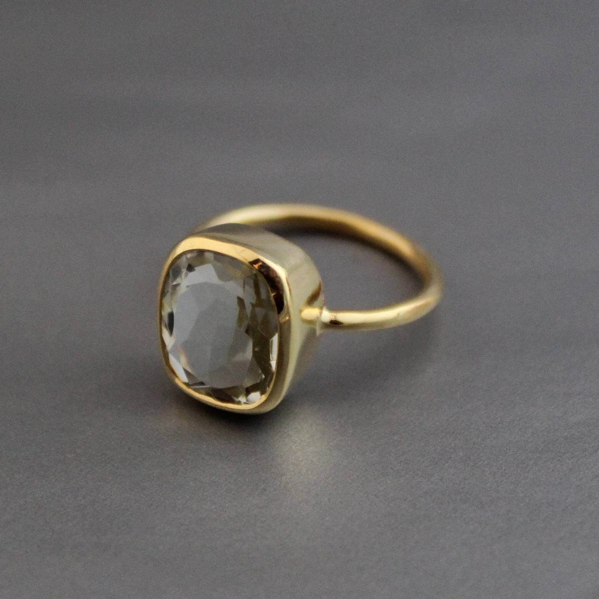 Grüner Amethyst Ring, Prasiolith Jubiläumsgeschenk, Engage Mi Geschenk Für Sie, Statement Zierliche Mutter Ring Beschenkte, Goldring Grüner Amethyst Ring, Prasiolith Jubiläumsgeschenk, Engage Mi Geschenk Für Sie, Statement Zierliche Mutter Ring Beschenkte, Goldring von Crush4Rings
