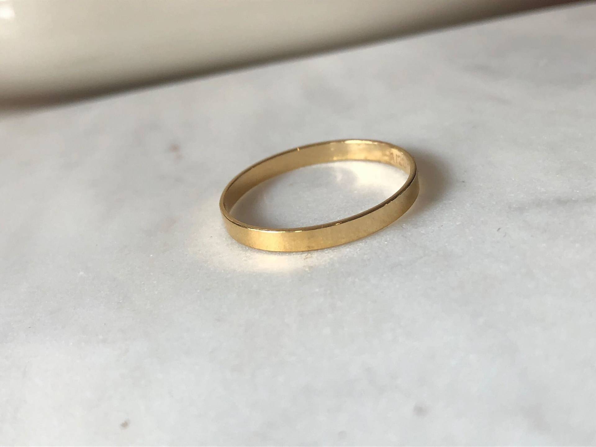 14K Gold Filled Flachband 14K Gold Filled Flachband von CrushLane