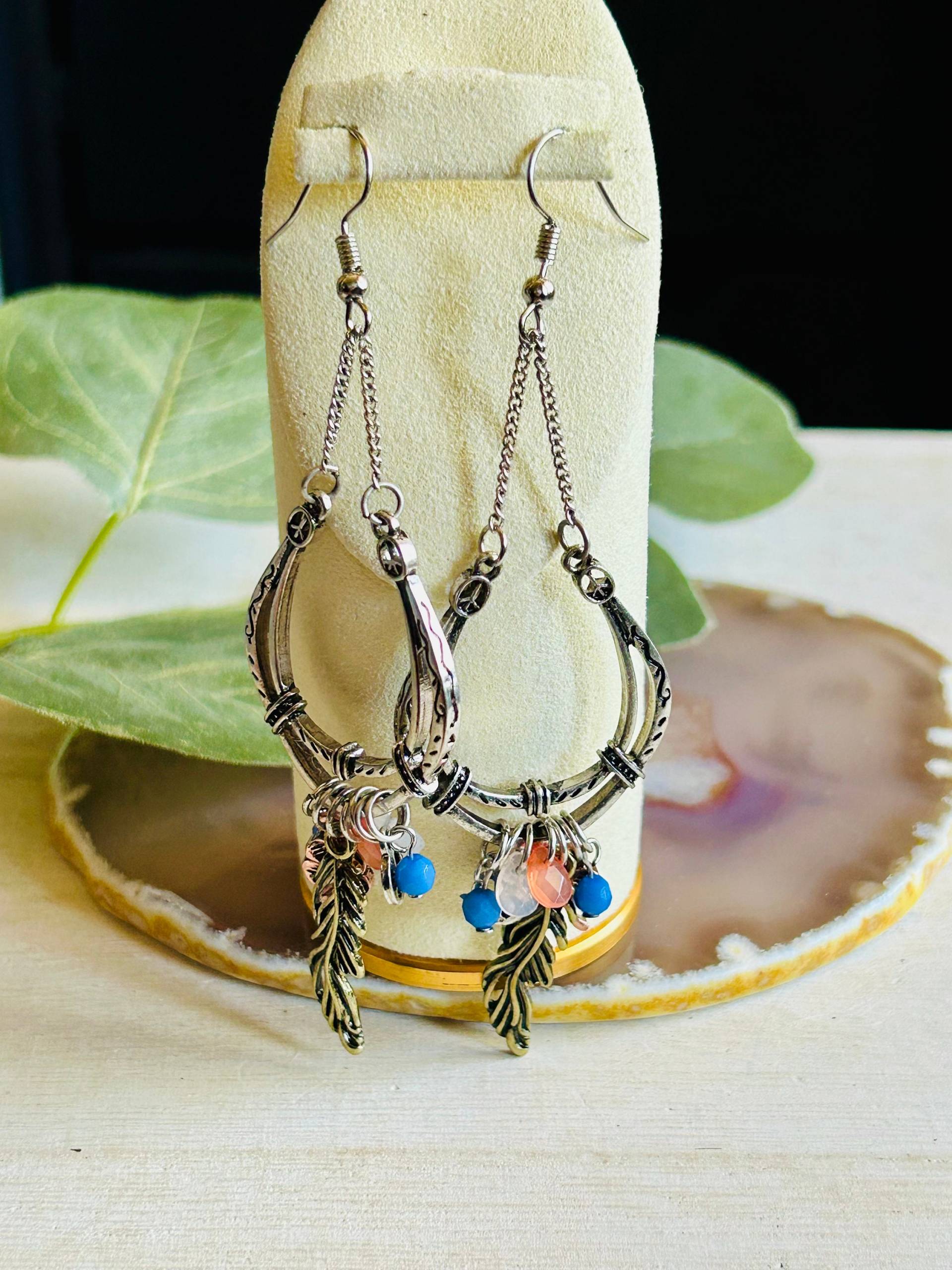 Hufeisen Kronleuchter Ohrringe Für Frauen, Frauen D2 Hufeisen Kronleuchter Ohrringe Für Frauen, Frauen D2 von Crushedonjewelry