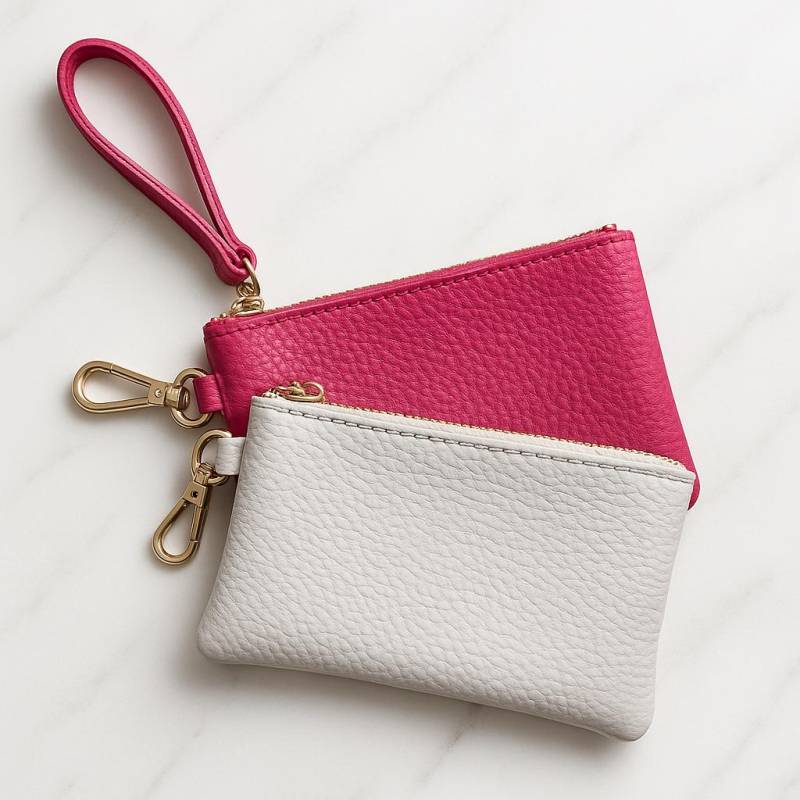 Mini Leder Portemonnaie Damen - Kleine Geldbörse Wristlet Wallet Card Holder Handmade Geschenk Für Sie von CrusisLeather