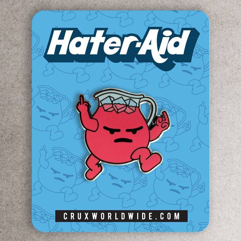 Hater Aid Emaille Pin Hater Aid Emaille Pin von Cruxworldwide