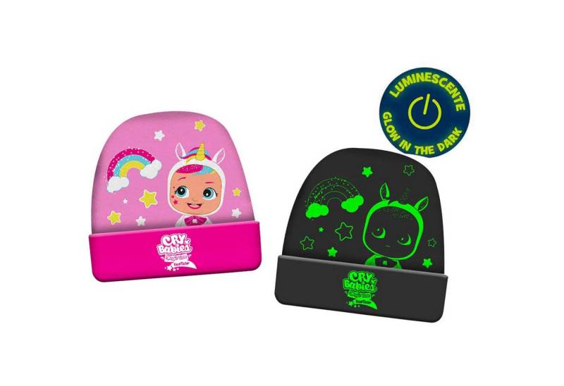 Cry Babies Fleecemütze Glow in the Dark Hut Leuchtender Hut für kalte Tage Onesize von Cry Babies
