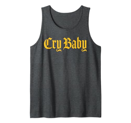 CRY BABY Altes englisches Design Tank Top von Cry Baby Old English Design Studio