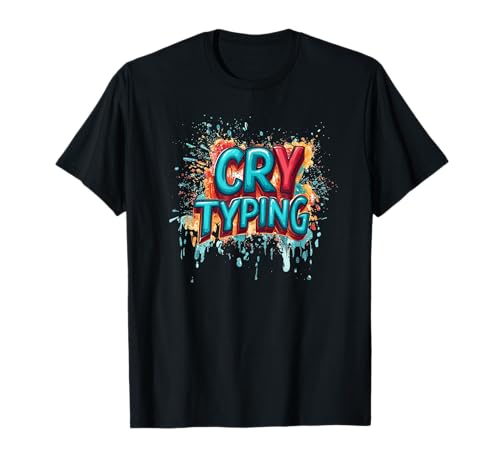 Buntes Schrei-Emblem für Jungen und Mädchen T-Shirt Buntes Schrei-Emblem für Jungen und Mädchen T-Shirt von Cry Typing Outfit
