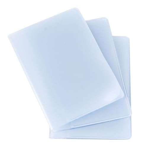 3Pcs Kunststoff Brieftasche einfügen Credit Card Holder für Familie Reisen Business,PVC 10 20 30 Seiten Transparente Brieftasche einfügen Kreditkarte Brieftasche Bild Fotohalter von Cryfokt