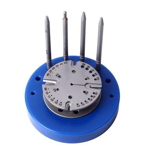 Cryfokt Uhrwerk-Unruh-Spiralfederständer, Unruhhalter für Uhrwerke für den Heimgebrauch Professioneller Uhren-Spiralfeder-Balance-Halter, Radstützständer für Uhrmacher-Reparaturuhren von Cryfokt