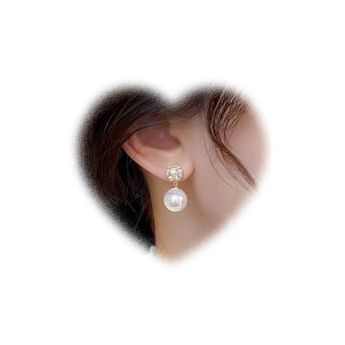 Crymystal Vintage Perlen Drop Ohrringe Kristallperlen Ohrringe Goldene Perlen Ohrring Schmuck Geschenke für Frauen und Teenager Crymystal Vintage Perlen Drop Ohrringe Kristallperlen Ohrringe Goldene Perlen Ohrring Schmuck Geschenke für Frauen und Teenager von Crymystal