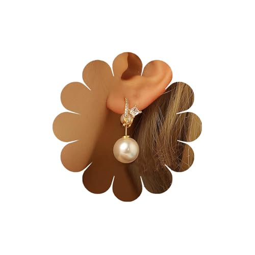 Crymystal Vintage Pearl Drop Ohrringe Golden Pearl Ohrringe Bohemian Wrapped Ohrring Schmuck Geschenk für Frauen und Teenager Crymystal Vintage Pearl Drop Ohrringe Golden Pearl Ohrringe Bohemian Wrapped Ohrring Schmuck Geschenk für Frauen und Teenager von Crymystal