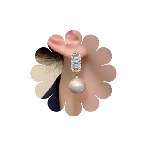Crymystal Vintage Perlen Anhänger Ohrringe Bohemian Kristall Streifen Ohrringe Goldene Perlen Ohrring J Schmuck Geschenke für Damen und Teenager Crymystal Vintage Perlen Anhänger Ohrringe Bohemian Kristall Streifen Ohrringe Goldene Perlen Ohrring J Schmuck Geschenke für Damen und Teenager von Crymystal