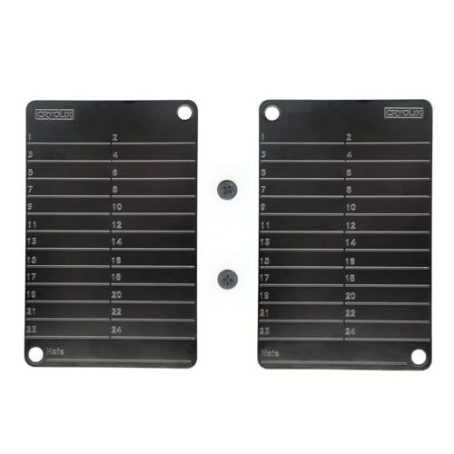 Crypto Cold Wallet aus Rostfreiem Stahl - 2 Plättchen, Schrauben - Hardware Crypto - Kompatibel Mit Trezor, Ledger, Bitbox02 - Recovery Seed Phrase - 2.0 von Cryolix