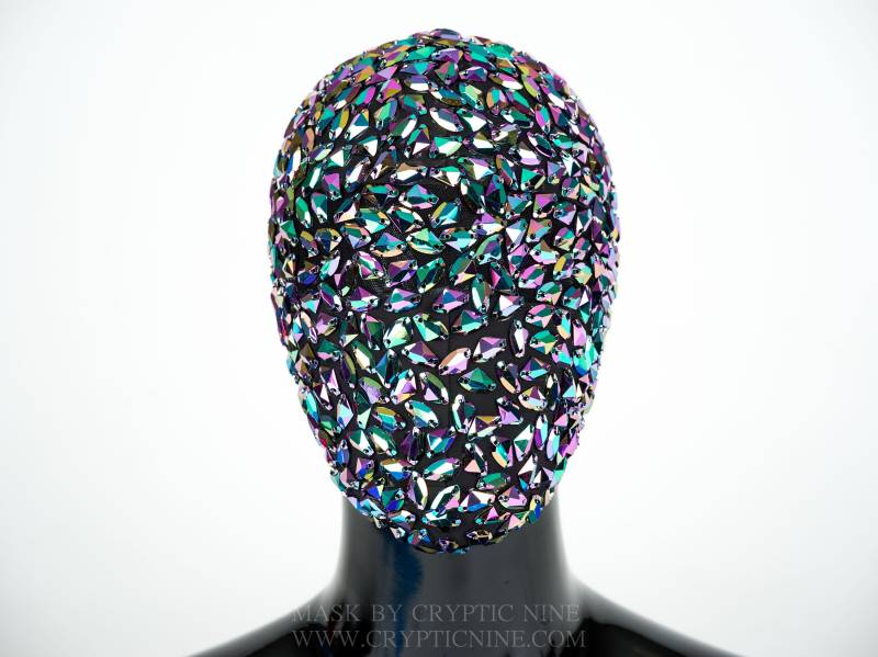 Das Einhorn .. Benutzerdefinierte Masquerade Maske Handmade in Multi Farbe Juwelen Bedeckt von CrypticNine