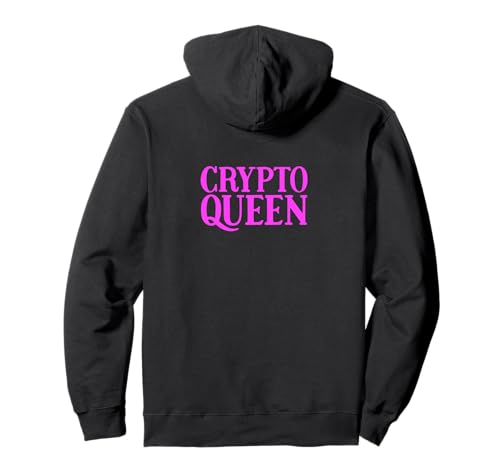 Crypto Queen für Frauen im Cryptocurrency Blockchain-Sektor Pullover Hoodie von Crypto Life Crisis