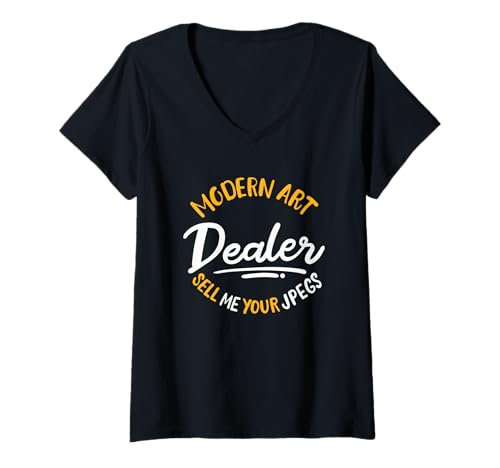 Damen NFT Investor Crypto Trader Art Trading Digitale Währung T-Shirt mit V-Ausschnitt Damen NFT Investor Crypto Trader Art Trading Digitale Währung T-Shirt mit V-Ausschnitt von Crypto Trading Community Funny Crypto Humor