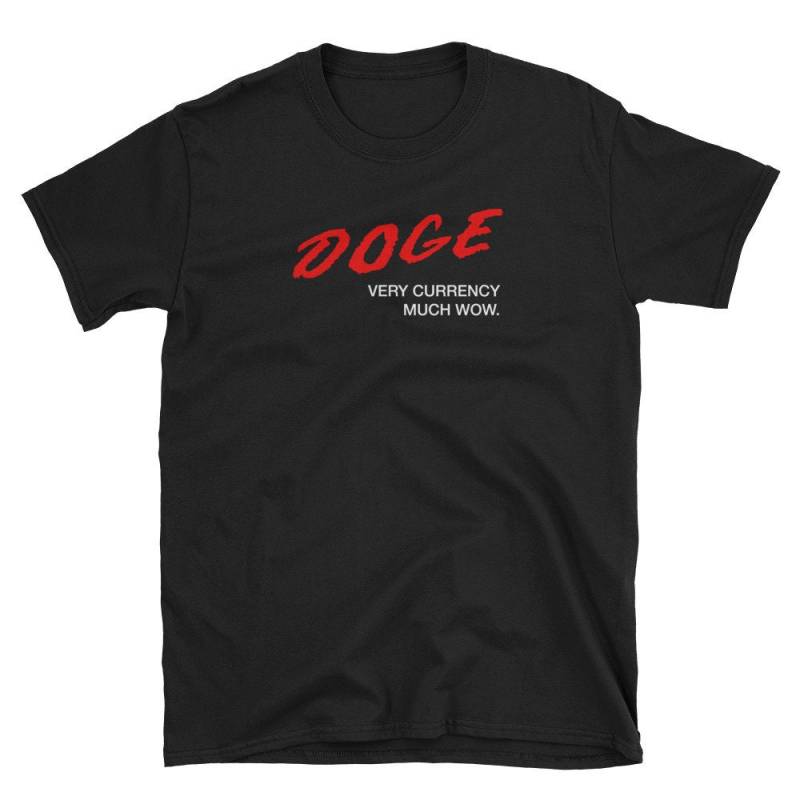 Doge - Sehr Währung, Viel Wow Schwarzes T-Shirt von CryptoCollectibles