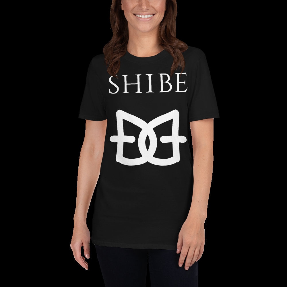 Shibe Dogecoin Weiß Auf Schwarzem T-Shirt Shibe Dogecoin Weiß Auf Schwarzem T-Shirt von CryptoCollectibles